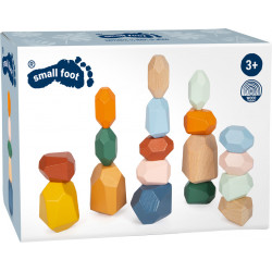 Pierres d'équilibre en bois, Safari