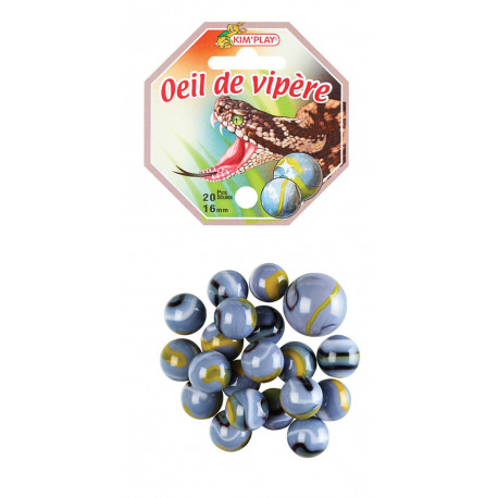 Billes Oeil de vipère (x20) + calot