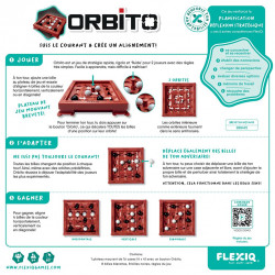 Orbito, FlexiqOrbito, FlexIQ : un jeu de stratégie rigolo, rapide et guide pour deux joueurs ! 