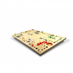 Tak-Tik, Cadetel, 3 plateaux, pour 6 joueurs, avec 1 jeu de cartes