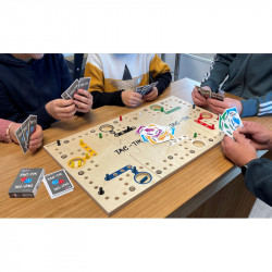 Tak-Tik, Cadetel, 3 plateaux, pour 6 joueurs, avec 1 jeu de cartes