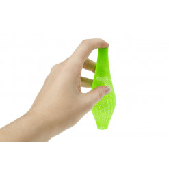 Bâton sauteur, 18 cm  Appuyez sur le bout du bâton pour l'écraser, puis relâchez