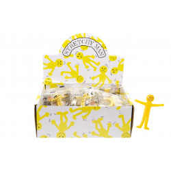 Stretchy Smile Face, figurine collante à propulser, 53 x 46 mm