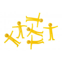 Stretchy Smile Face, figurine collante à propulser, 53 x 46 mm