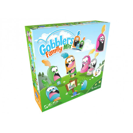 Gobblet Gobblers Family Mix, jeu en bois, Blue Orange