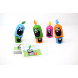 Gobblet Gobblers Family Mix, jeu en bois, Blue Orange