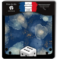 Piste de dés, modèle Jelly Fish, Immersion 21 x21 cm