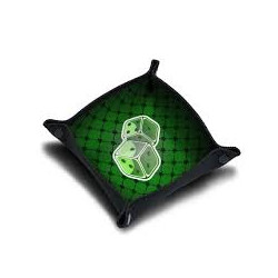 Piste de dés, modèle Roller Green, Immersion 21x21 cm