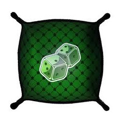 Piste de dés, modèle Roller Green, Immersion 21x21 cm