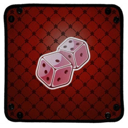 Piste de dés, modèle Roller Red, Immersion 21x21cm