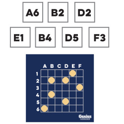Genius Square , Smart Games : plus de 60000 combinaisons possibles et toujours une solution !