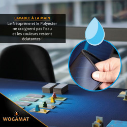 Tapis de cartes, Wogamat  multijeux, Néoprène, 100 x 60 cm