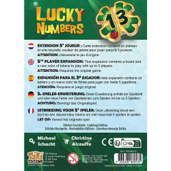 Lucky Numbers, extension 5ème joueur, Tiki Editions