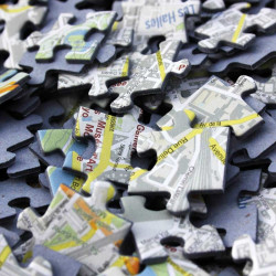 Puzzle 1000 pcs : Paris, carte de la ville