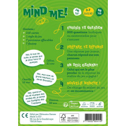 Mind Me, Olemains Games : jeu d'ambiance super simple et loufoque