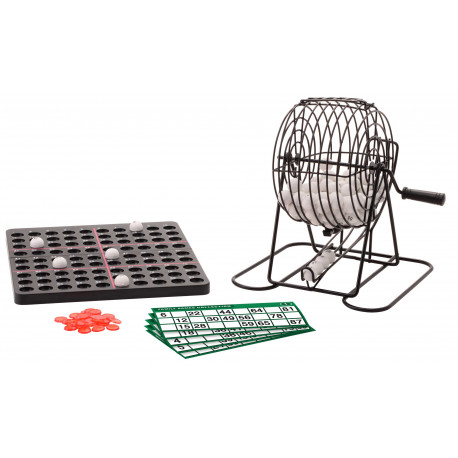 jeu de Bingo : Boulier métal + 90 boules numérotées
