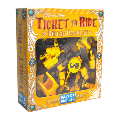 Trains, série Deluxe, édition collector, les Aventuriers du rails, set jaune