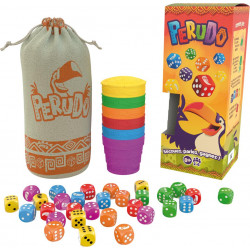 Perudo, jeu de bluff et de pari avec des dés