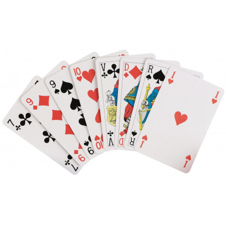 Jeu de 54 cartes, version française