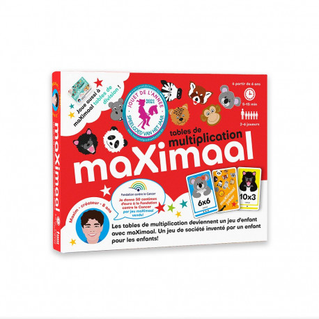 Maximaal, tables de multiplication