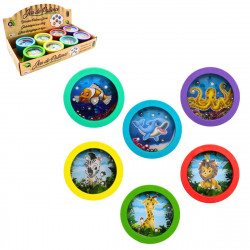 Jeu de patience en bois, rond, BG, 7 cm