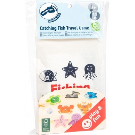 Pêche à la ligne magnétique, sac en tissu, Poissons