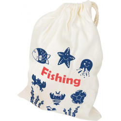 Pêche à la ligne magnétique, sac en tissu, Poissons