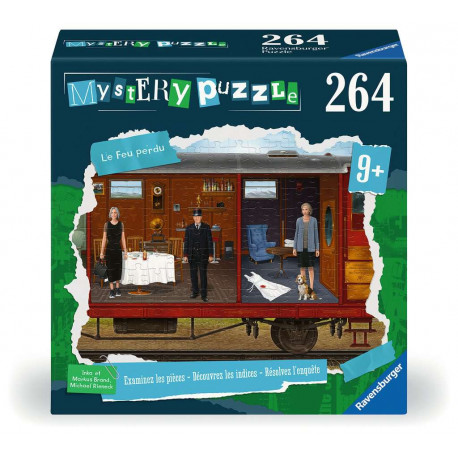 Mystery Puzzle : le feu perdu, Ravensburger, 264 pièces