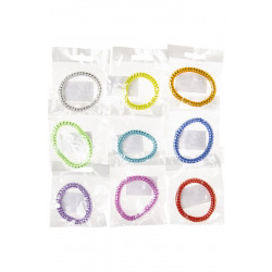 Bracelet spiral élastique, diamètre 3,5 cm