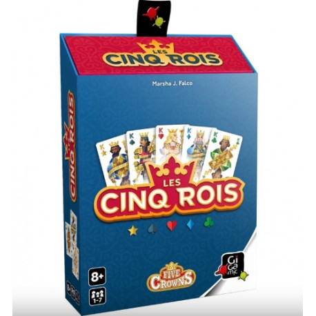 Les cinq rois, Gigamic, un jeu de cartes entre rami et stratégie.