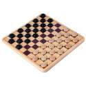 Jeu de dames en bois, 29 cm