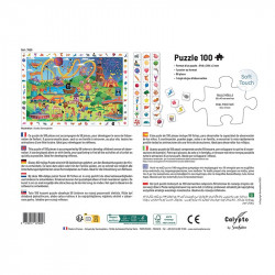 Puzzle et jeu : la fête foraine, Sentosphère, 100 pièces