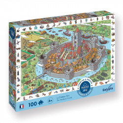 Puzzle et jeu : le Château, Sentosphère, 100 pièces