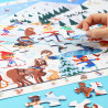 Puzzle et jeu : Sports d'hiver, Sentosphère, 100 pièces