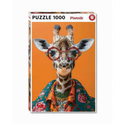 Puzzle Crazy Girafe, 1000 pièces