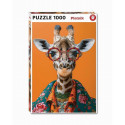 Puzzle Crazy Girafe, 1000 pièces