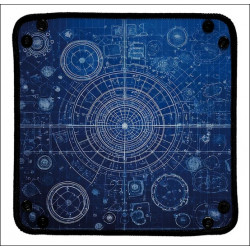Piste de dés, modèle Blueprint, Immersion 21x21 cm