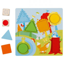 Le loto des couleurs, jeu en bois, Goki