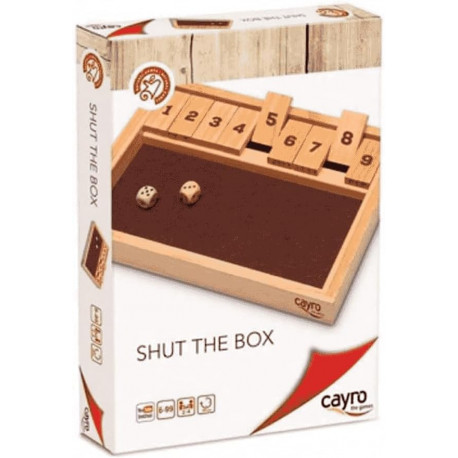 Shut the Box en bois, Solo, Cayro