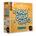 Casque Chèque Chat, Iello : un party game phonétique à fort potentiel d’ambiance