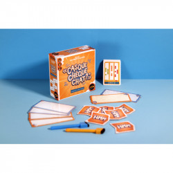 Casque Chèque Chat, Iello : un party game phonétique à fort potentiel d’ambiance