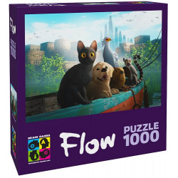 Puzzle Flow, Animaux sur le bateau, 1000 pièces