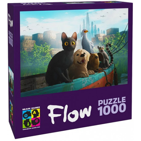 Puzzle Flow, Animaux sur le bateau, 1000 pièces