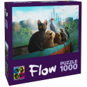 Puzzle Flow, Animaux sur le bateau, 1000 pièces