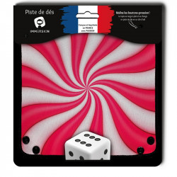 Piste de dés, modèle Candy Psychedelic, Immersion 21x21 cm