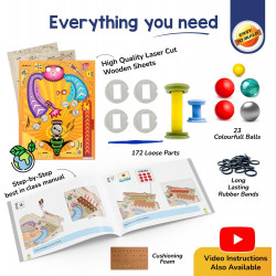 Pinball, Flipper en bois à monter, Smartivity