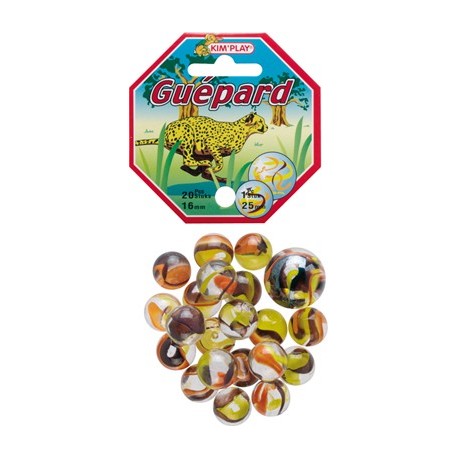 20 billes + calot guépard