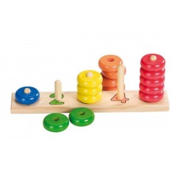 Formes à empiler, Goki : apprendre à compter avec les anneaux