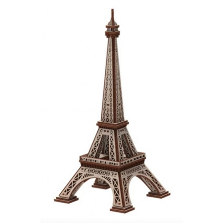 Tour Eiffel, modèle 3D mobile en bois