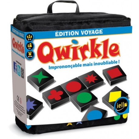 Qwirkle voyage, Iello : Un Qwirkle mini qui se joue comme le grand !